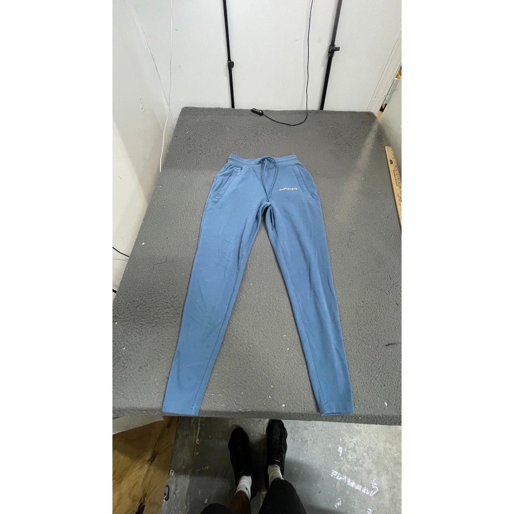 Alphalete Joggers Womens XS Blue Excellent Tapered Drawstring Sweats AL20-1128